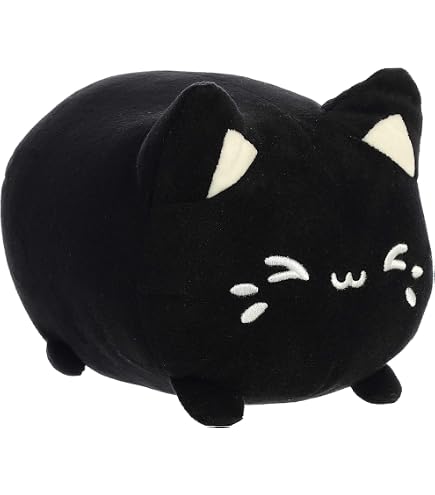 Amazon.com: Aurora, 14272, Tasty Peach Black Sesame Meowchi, 18 cm